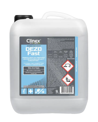 Obrazek CLINEX DEZOFAST KONCENTRAT 5l NZ